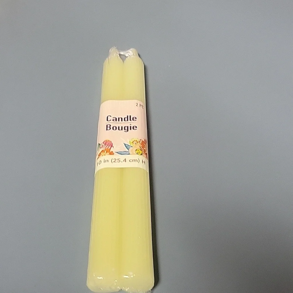 Hand painted turkey candle sticks and white candles - Picture 10 of 10